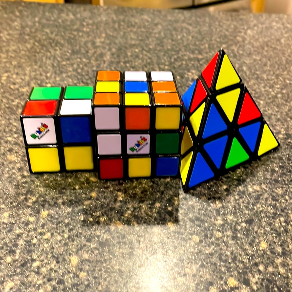 3 Rubik’s cubes